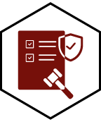 Icon für Rechtssicherheit und Compliance